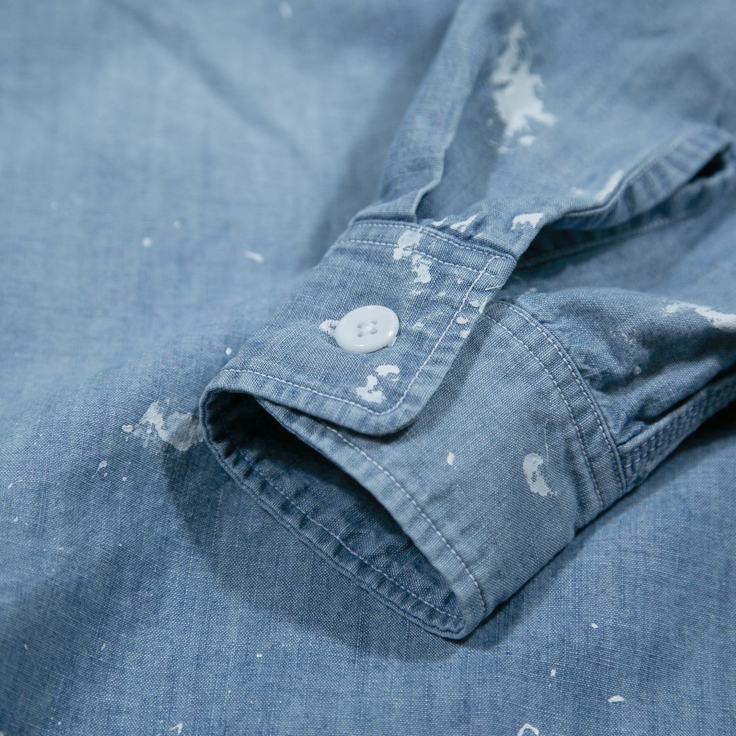 U.S.NAVY CHAMBRAY BIG SHIRT / NAVY