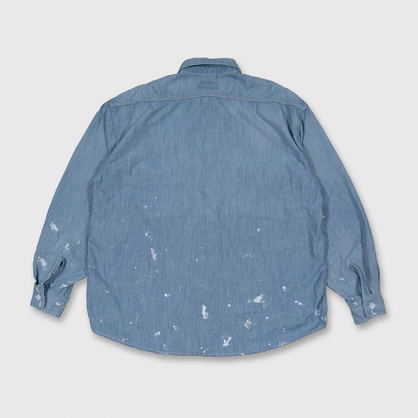 U.S.NAVY CHAMBRAY BIG SHIRT / NAVY