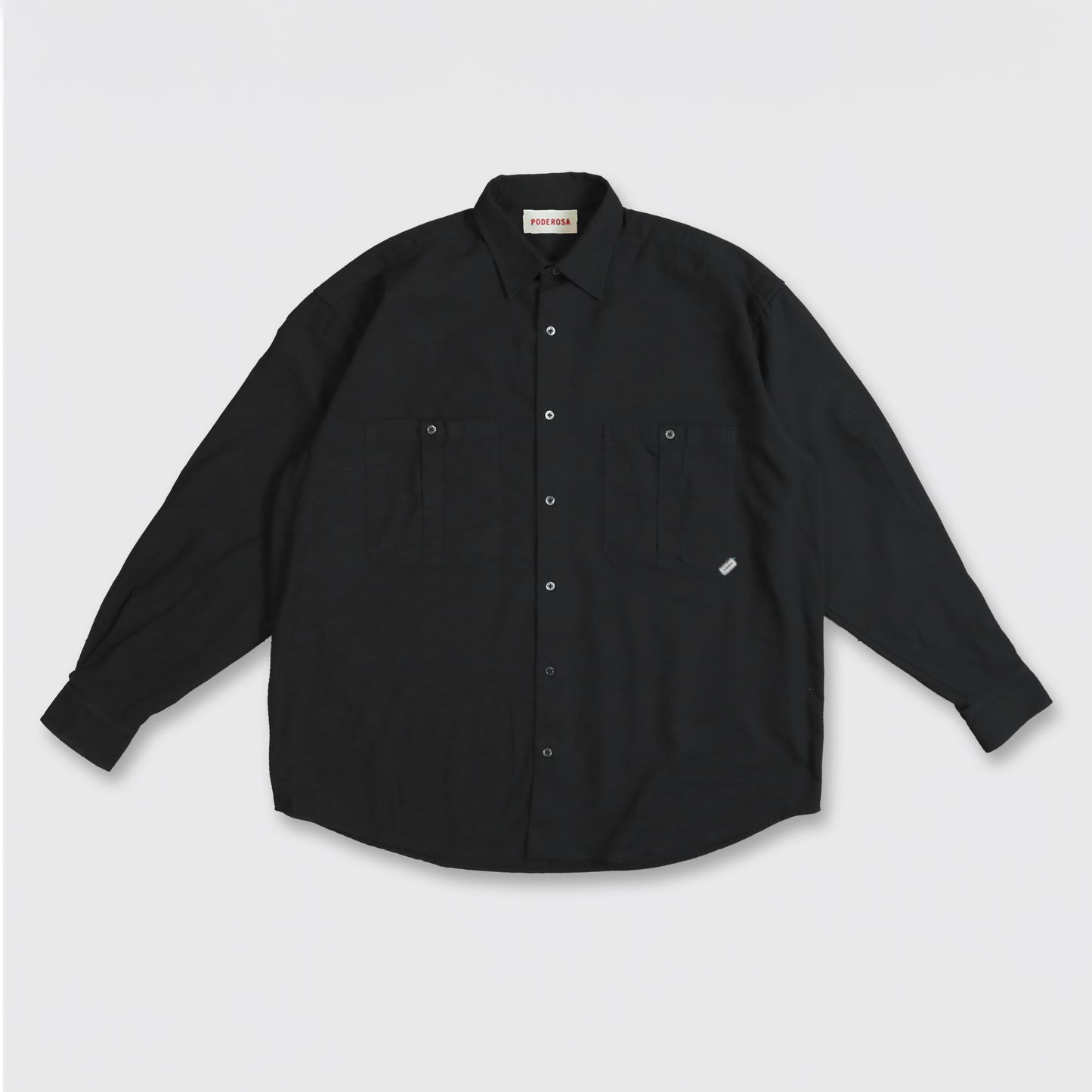 RELAXING LIFE BOX SHIRT / BLACK