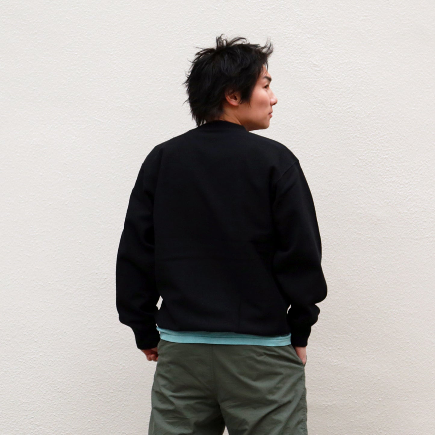 HEAVY WEIGHT CANDY LOGO SWEAT SHIRT / BLACK