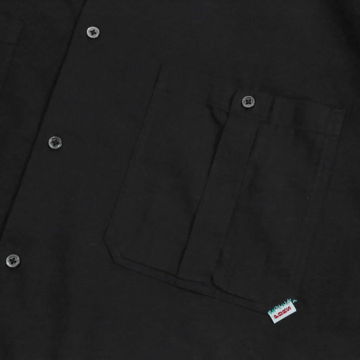 RELAXING LIFE BOX SHIRT / BLACK