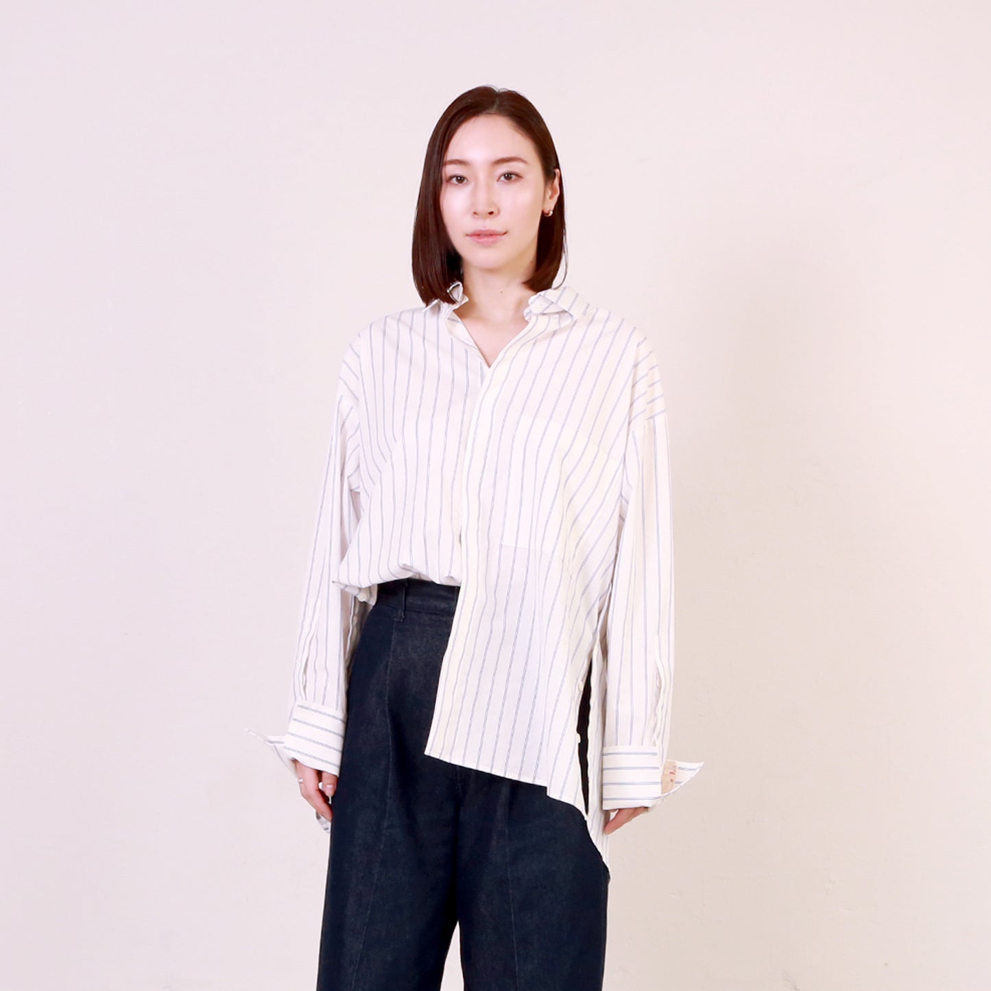 POWDER ORGANIC STRIPE SHIRT