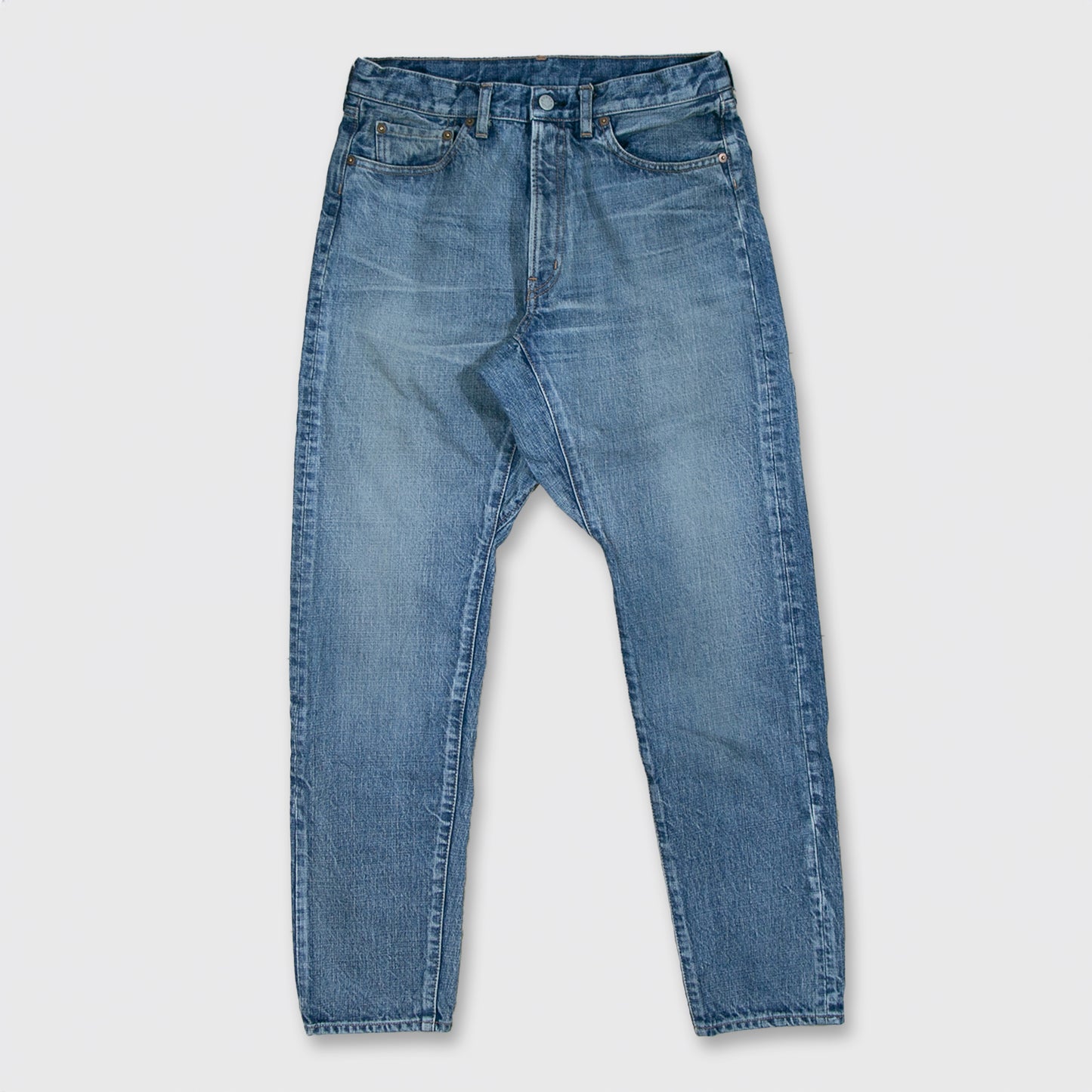 13.5OZ REMAKE VINTAGE DENIM PANTS / INDIGO LIGHT