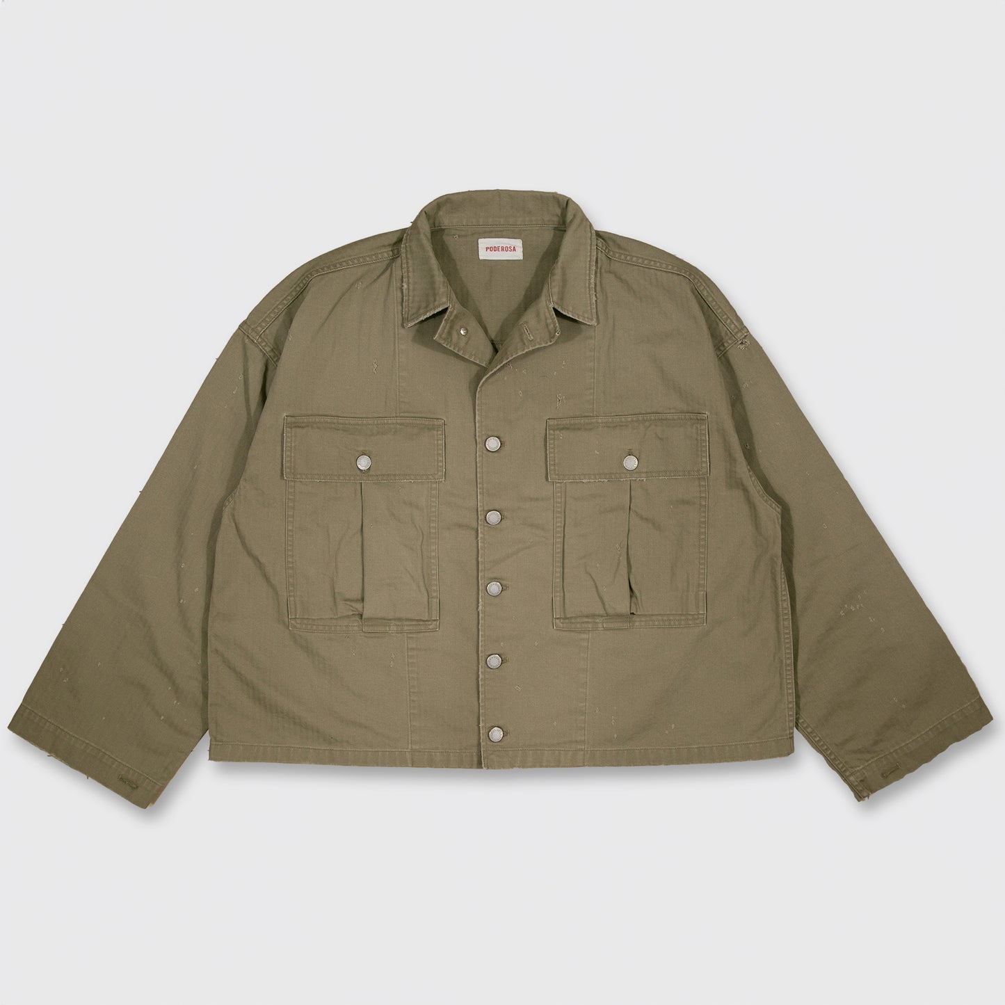 PODEROSA HBT COMBAT BIG JACKET / KHAKI
