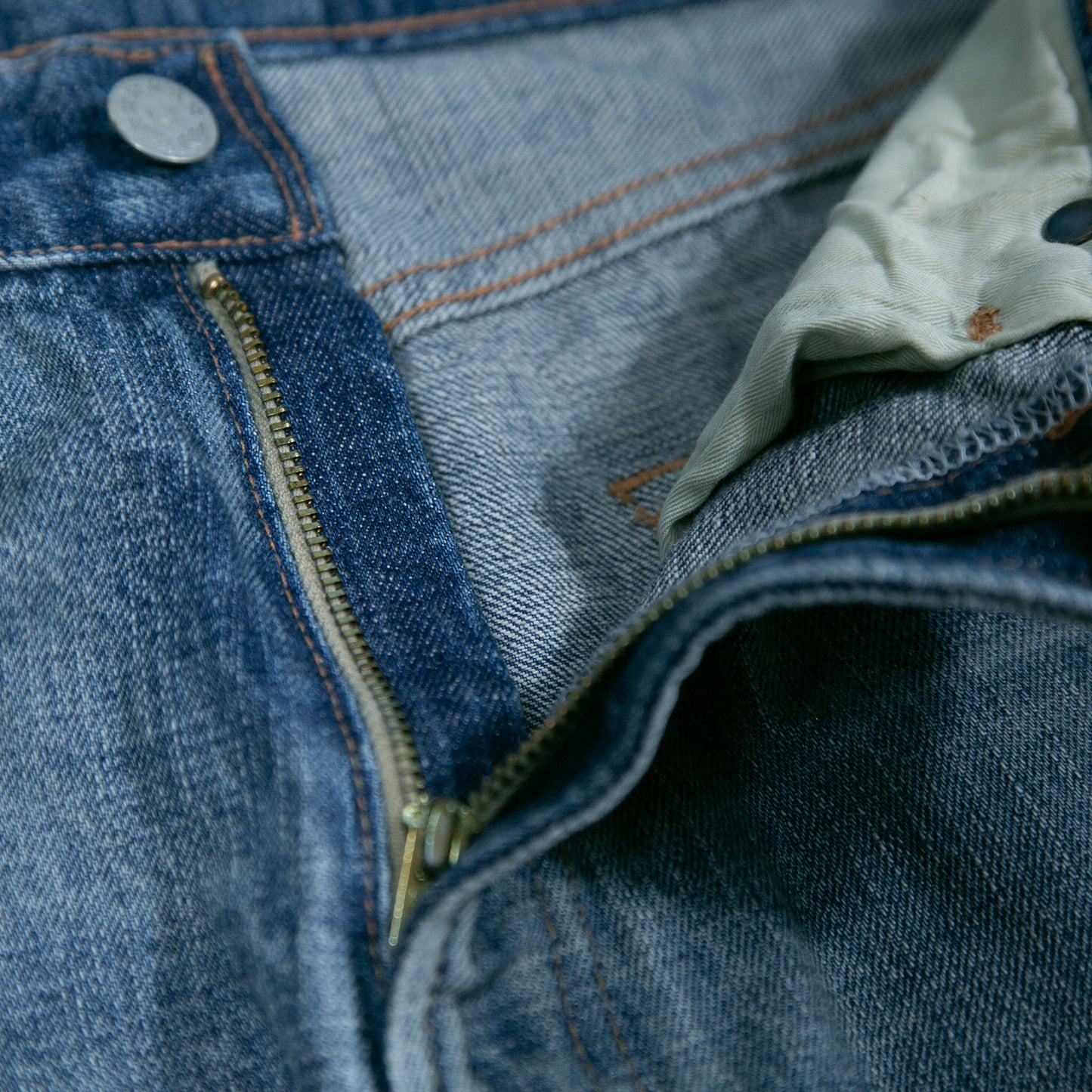 13.5OZ REMAKE VINTAGE DENIM PANTS / INDIGO LIGHT