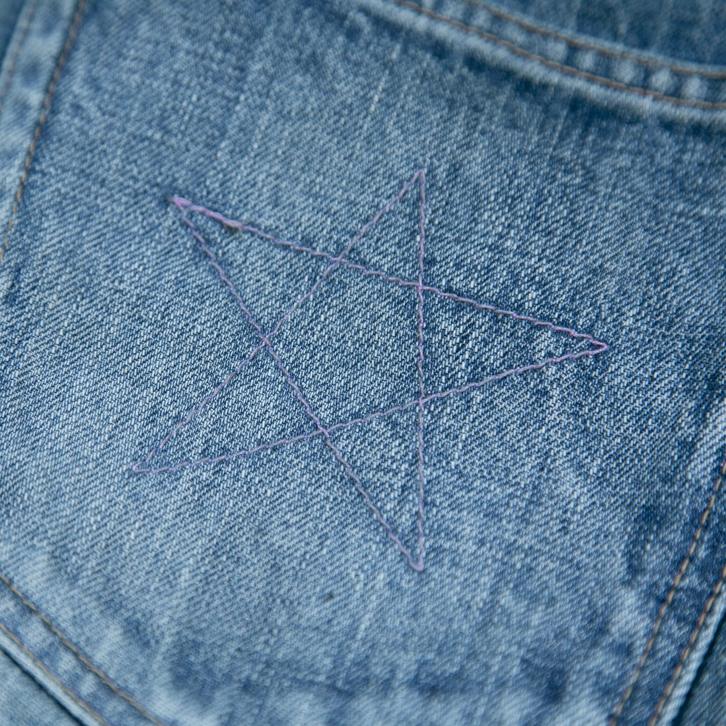 13.5OZ REMAKE VINTAGE DENIM PANTS / INDIGO LIGHT