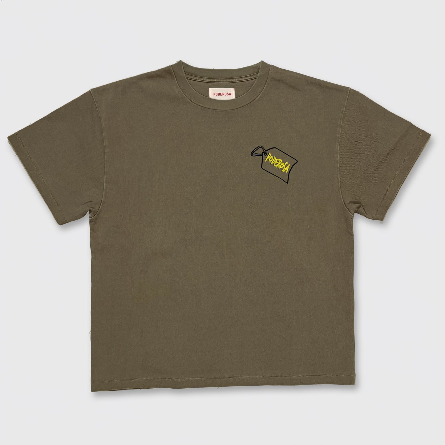 FIGHTING PODEROSA S/S T-SHIRT / BROWN