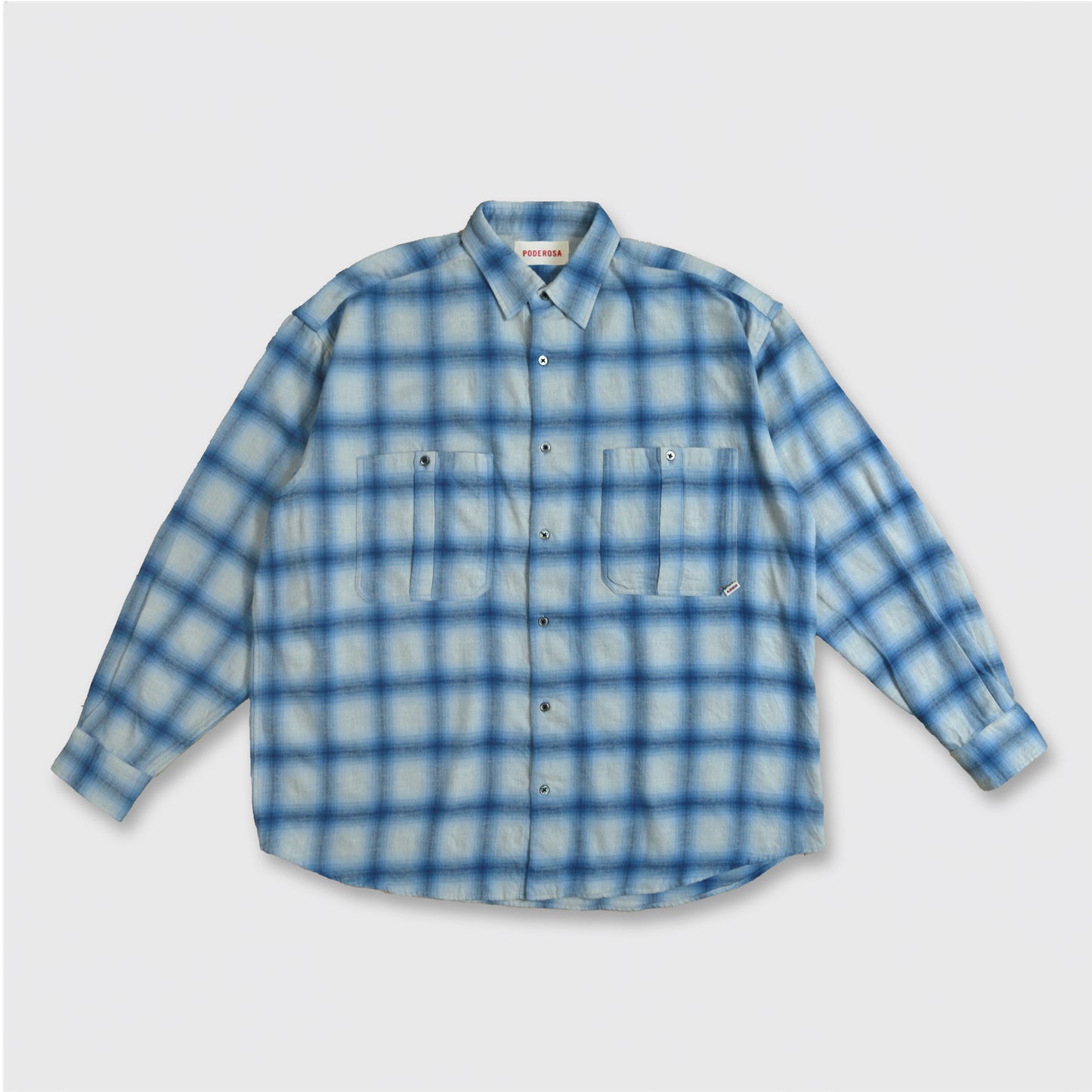 RELAXING LIFE BOX CHECK SHIRT / BLUE