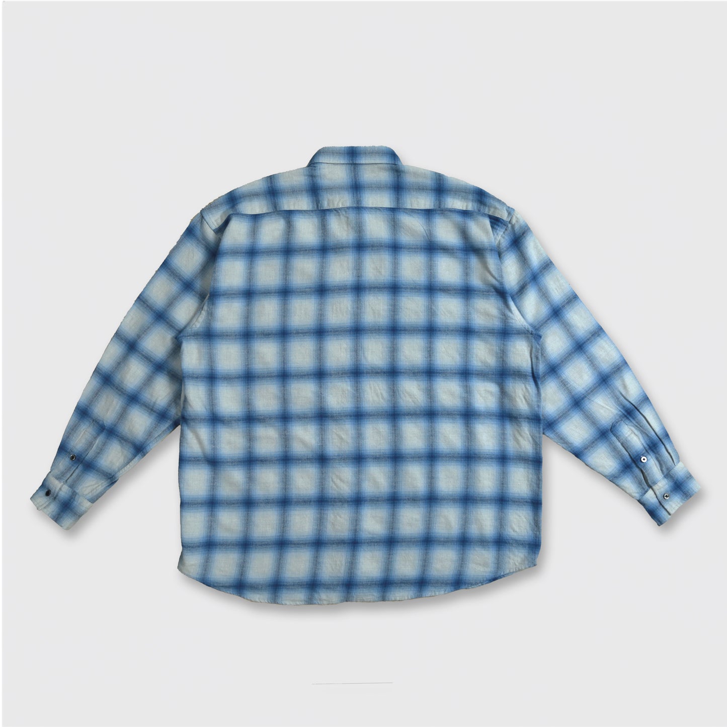 RELAXING LIFE BOX CHECK SHIRT / BLUE