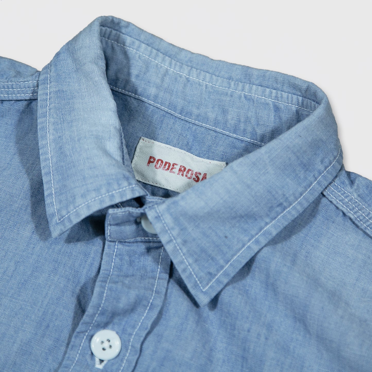 U.S.NAVY CHAMBRAY BIG SHIRT / SAX