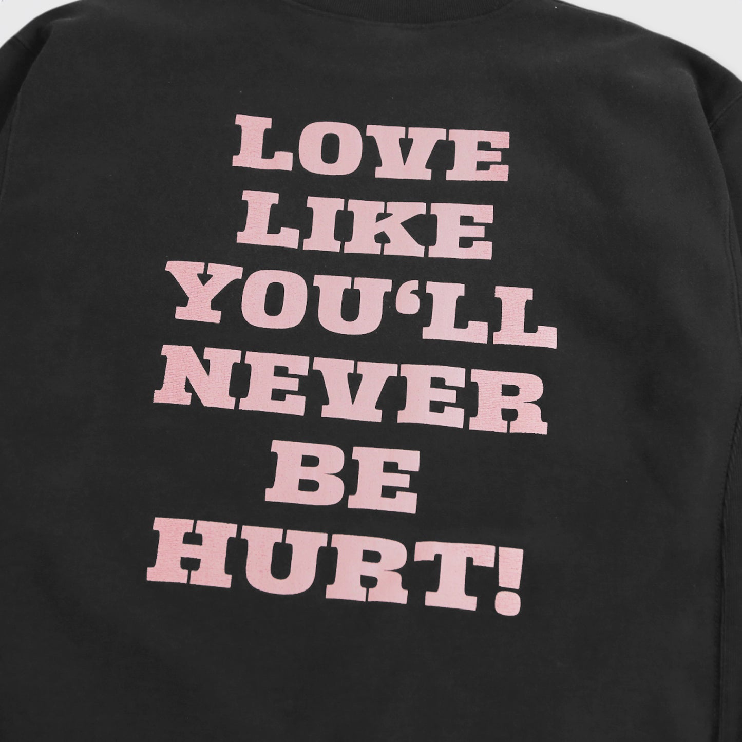 HEAVY WEIGHT LOVE SWEAT SHIRT / VINTAGE BLACK