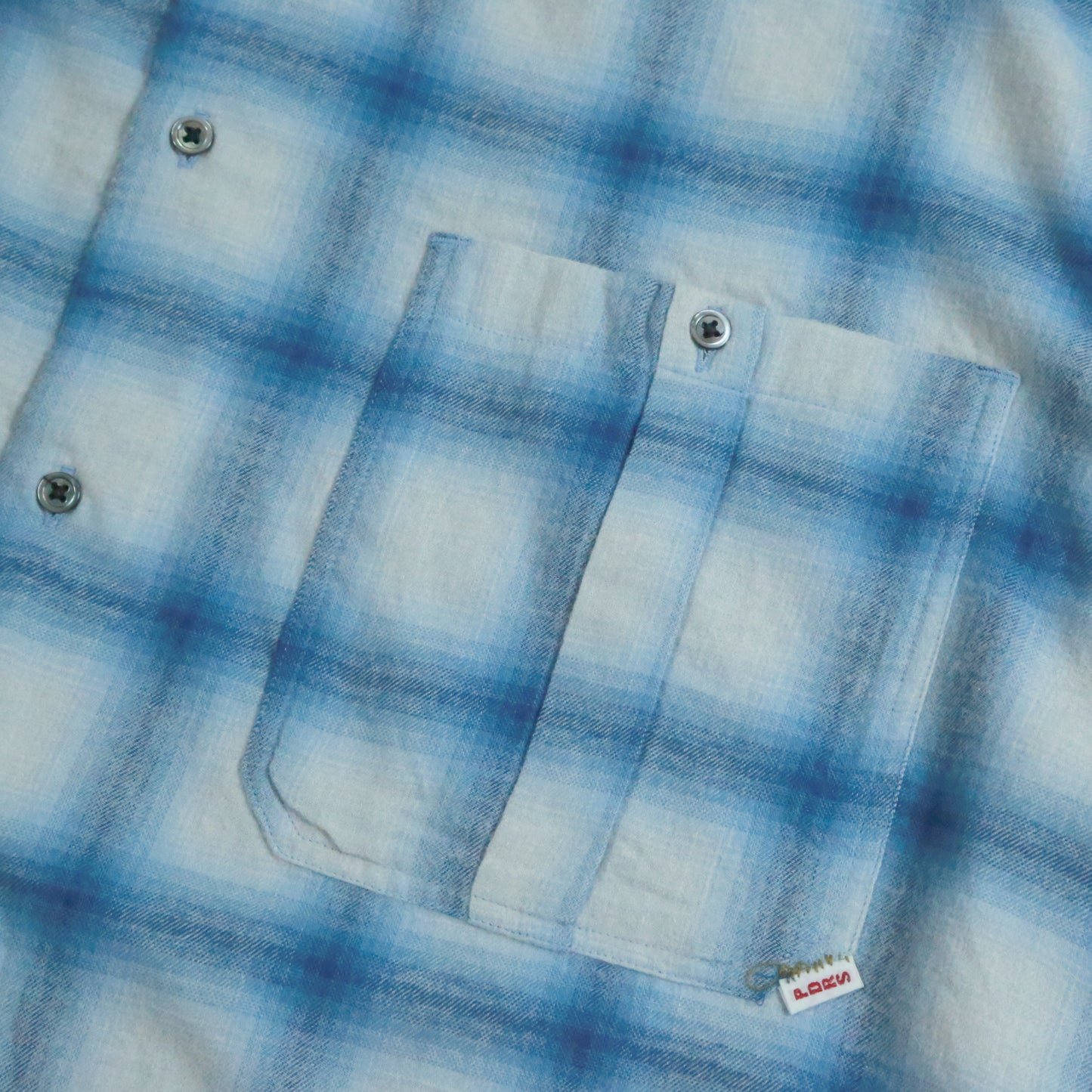 RELAXING LIFE BOX CHECK SHIRT / BLUE