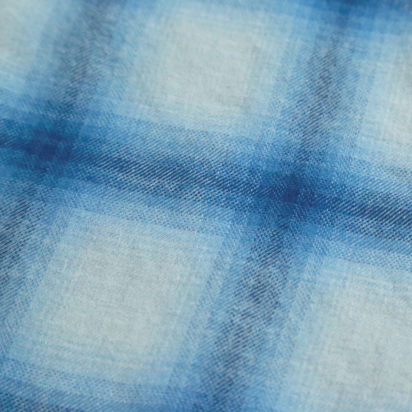 RELAXING LIFE BOX CHECK SHIRT / BLUE