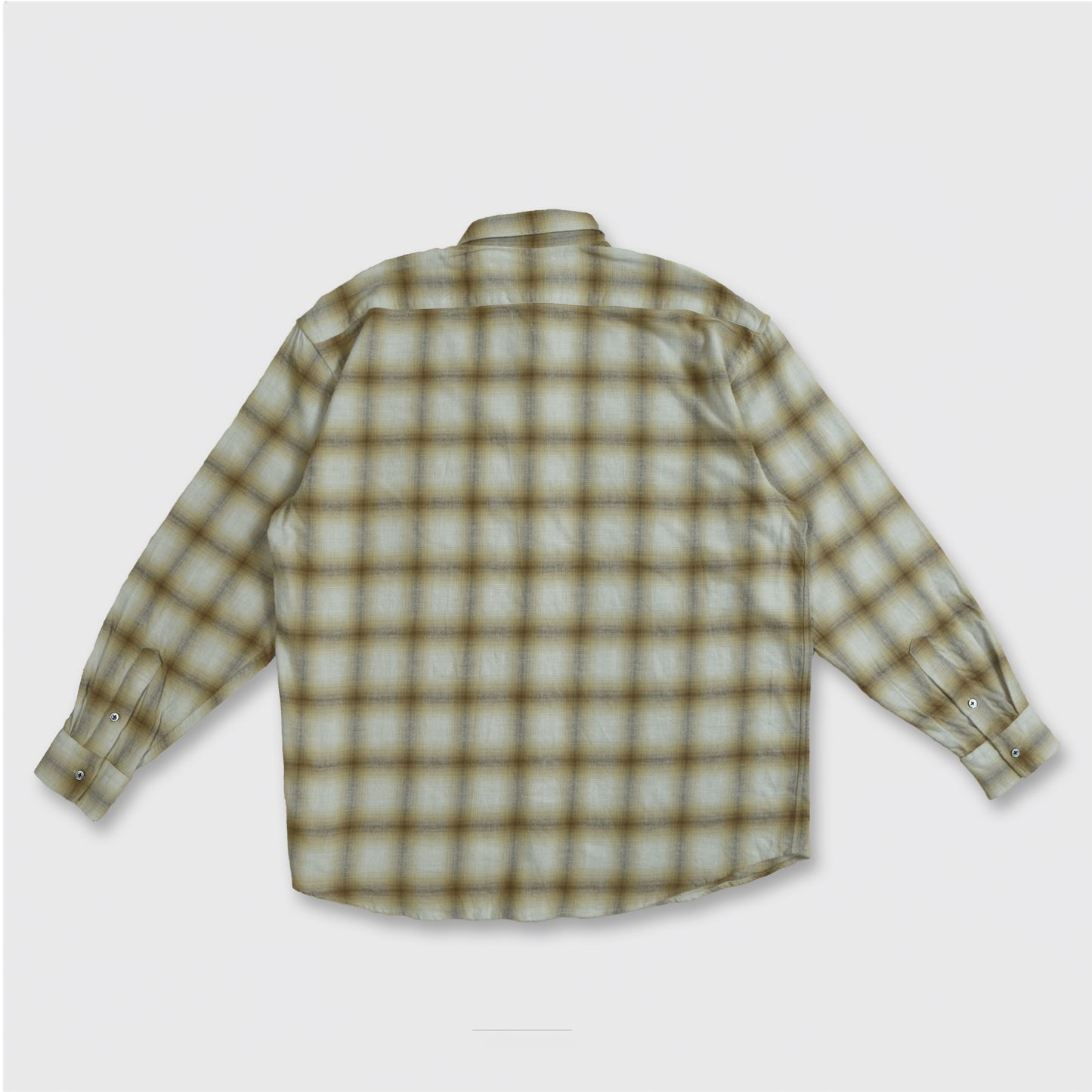 RELAXING LIFE BOX CHECK SHIRT / BEIGE