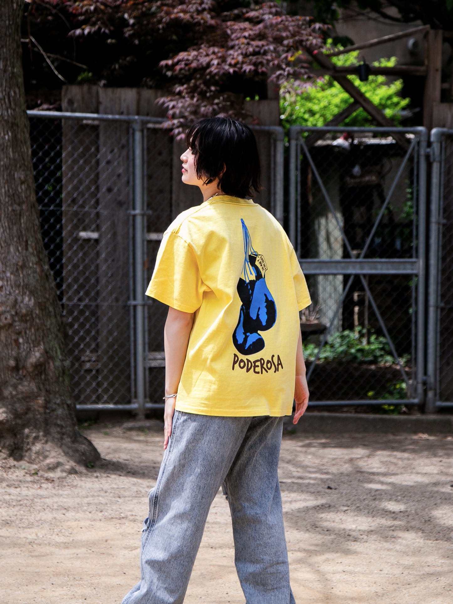 FIGHTING PODEROSA S/S T-SHIRT / OFF WHITE