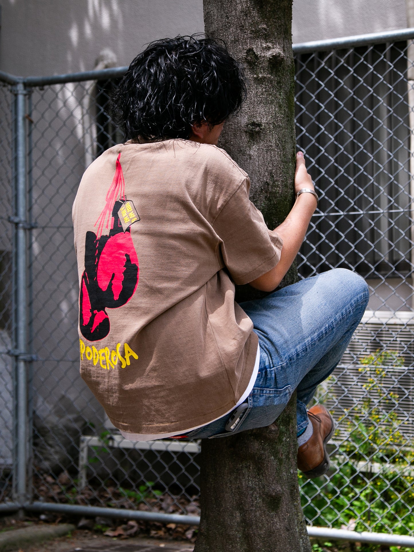 FIGHTING PODEROSA S/S T-SHIRT / OFF WHITE