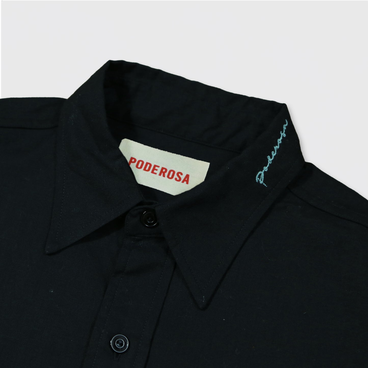 40'S U.S.NAVY L/S N-3 POPLIN CUSTOM SHIRT / BLACK
