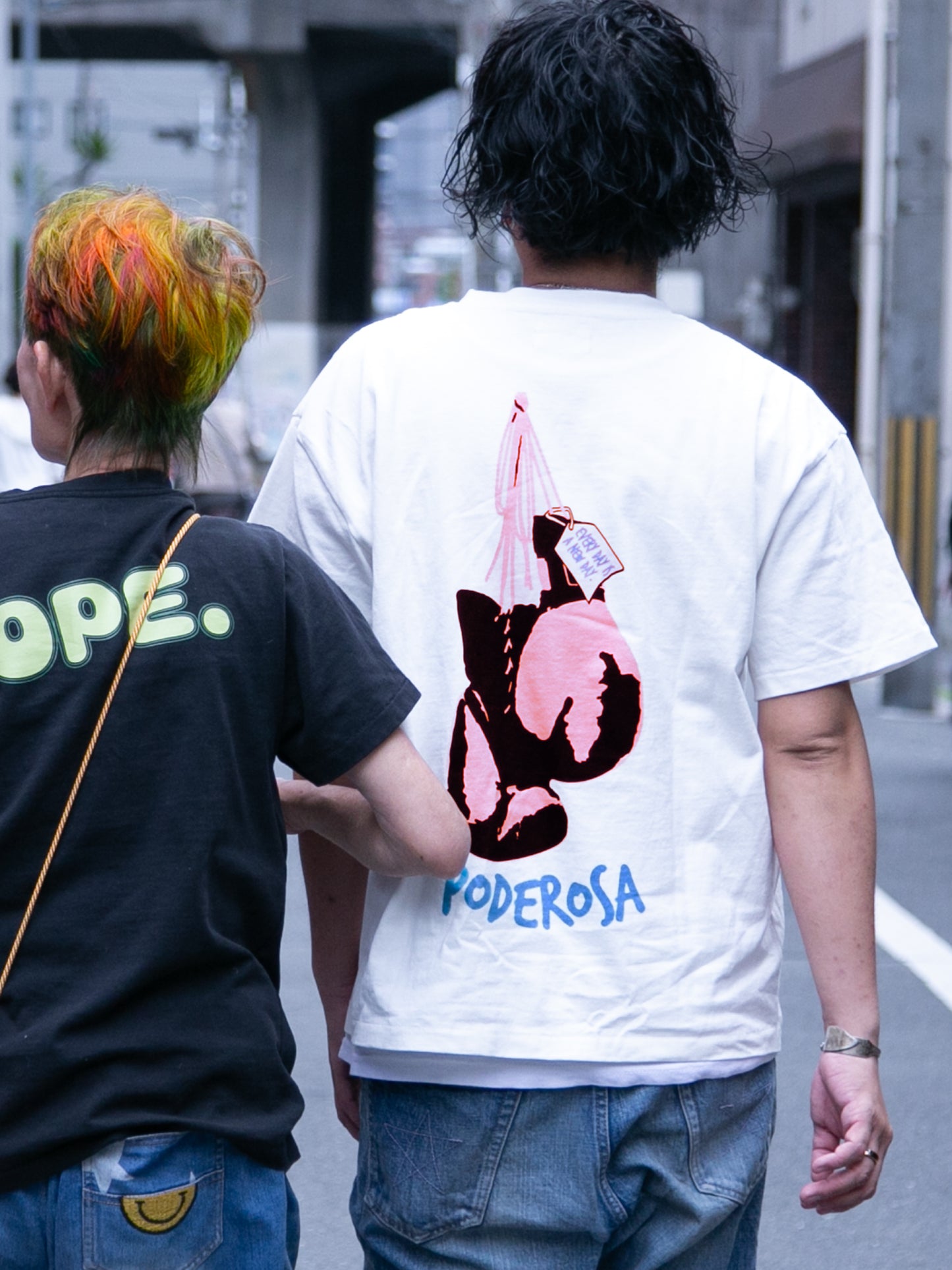 FIGHTING PODEROSA S/S T-SHIRT / OFF WHITE