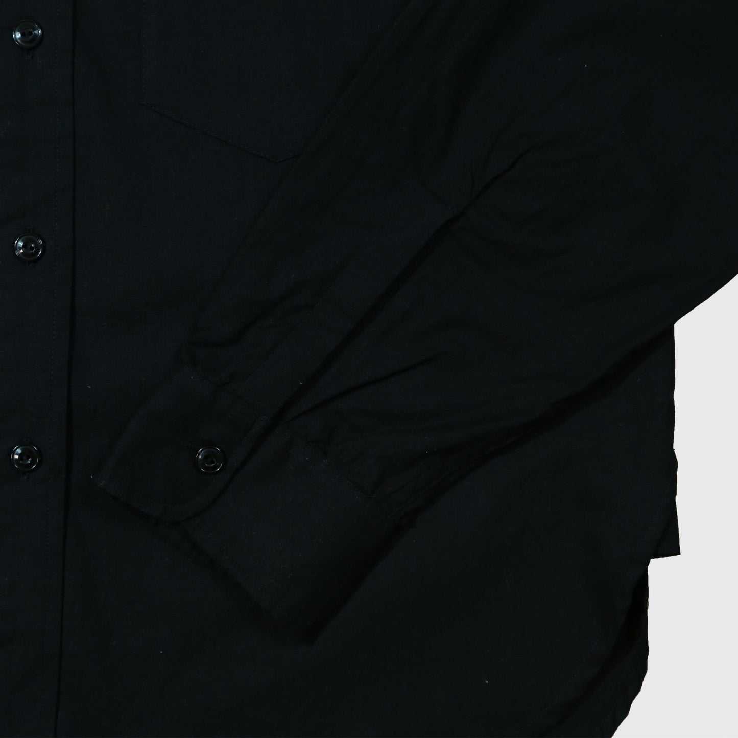 40'S U.S.NAVY L/S N-3 POPLIN CUSTOM SHIRT / BLACK