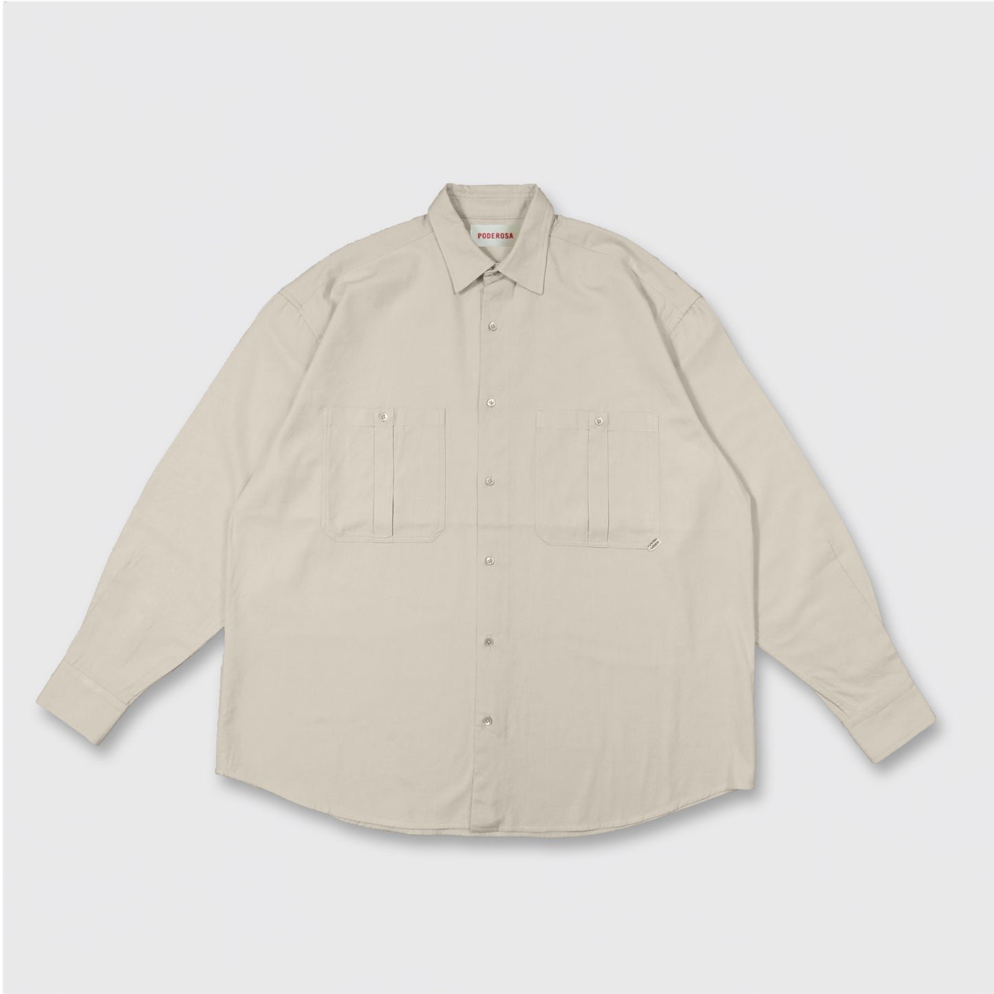 RELAXING LIFE BOX SHIRT / BEIGE
