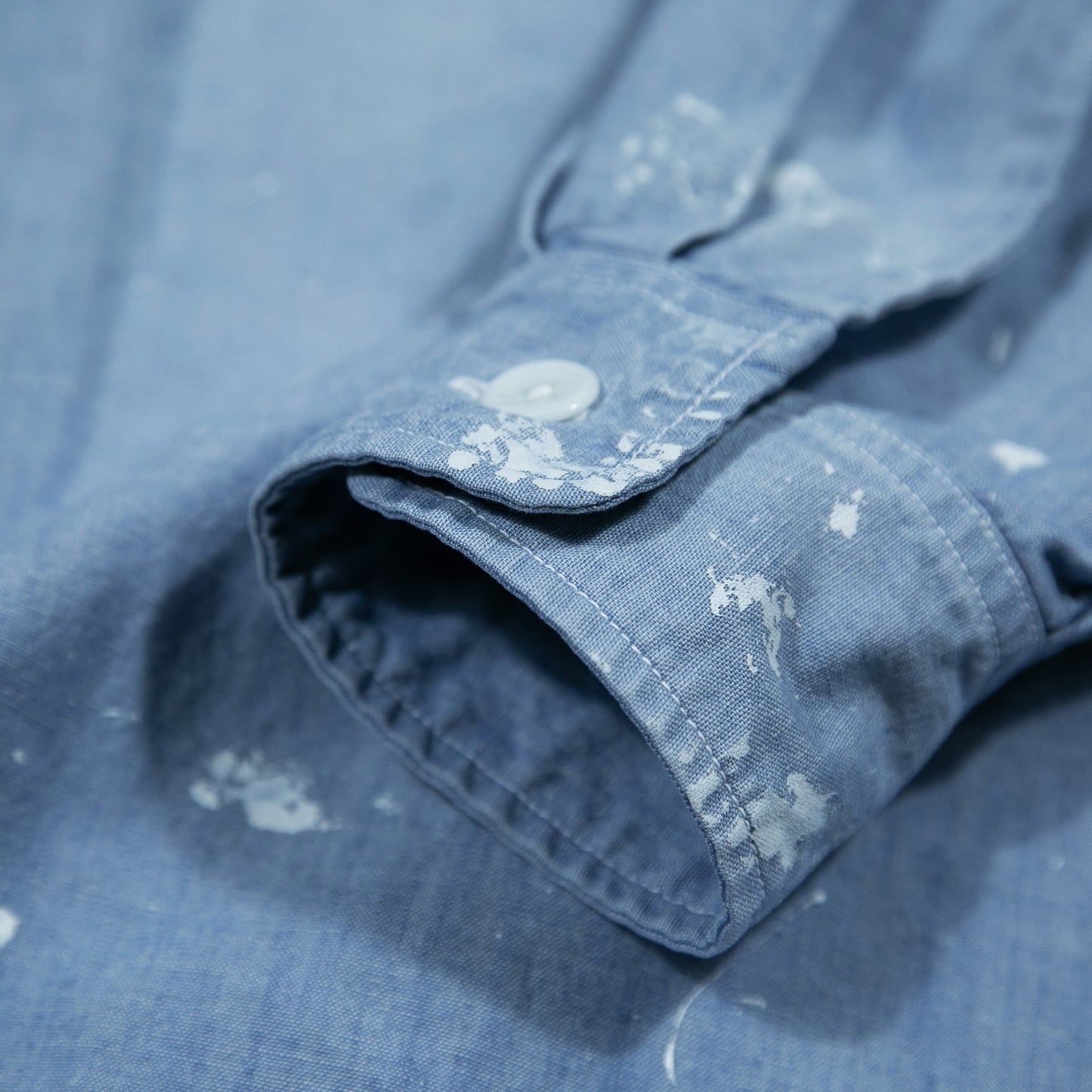 U.S.NAVY CHAMBRAY BIG SHIRT / SAX