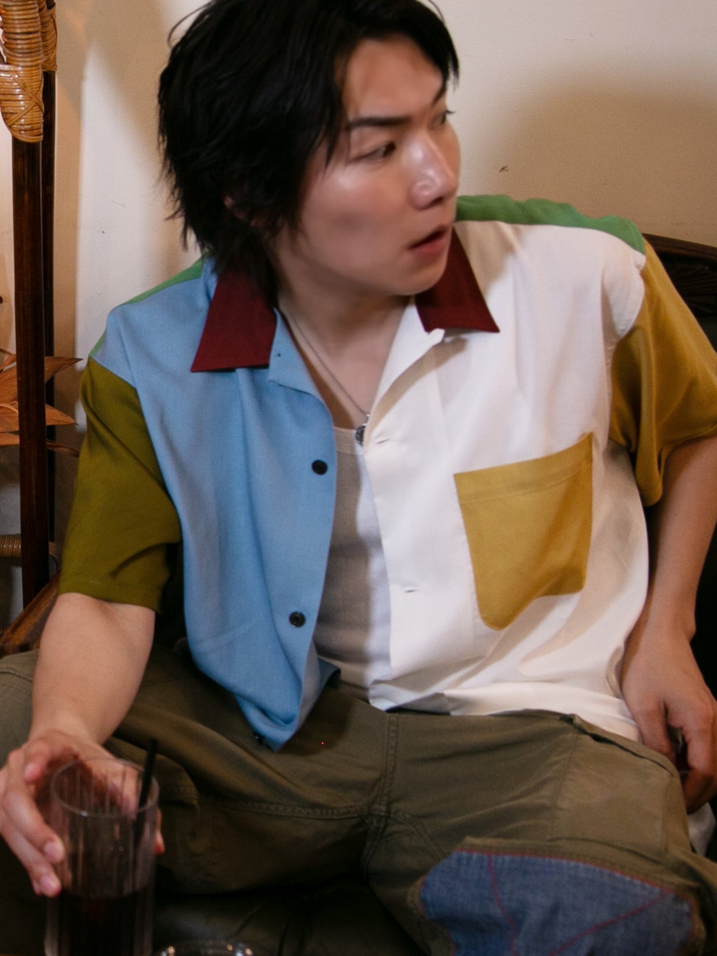 CRAZY ROCK BOWLING SHIRT / MULTI