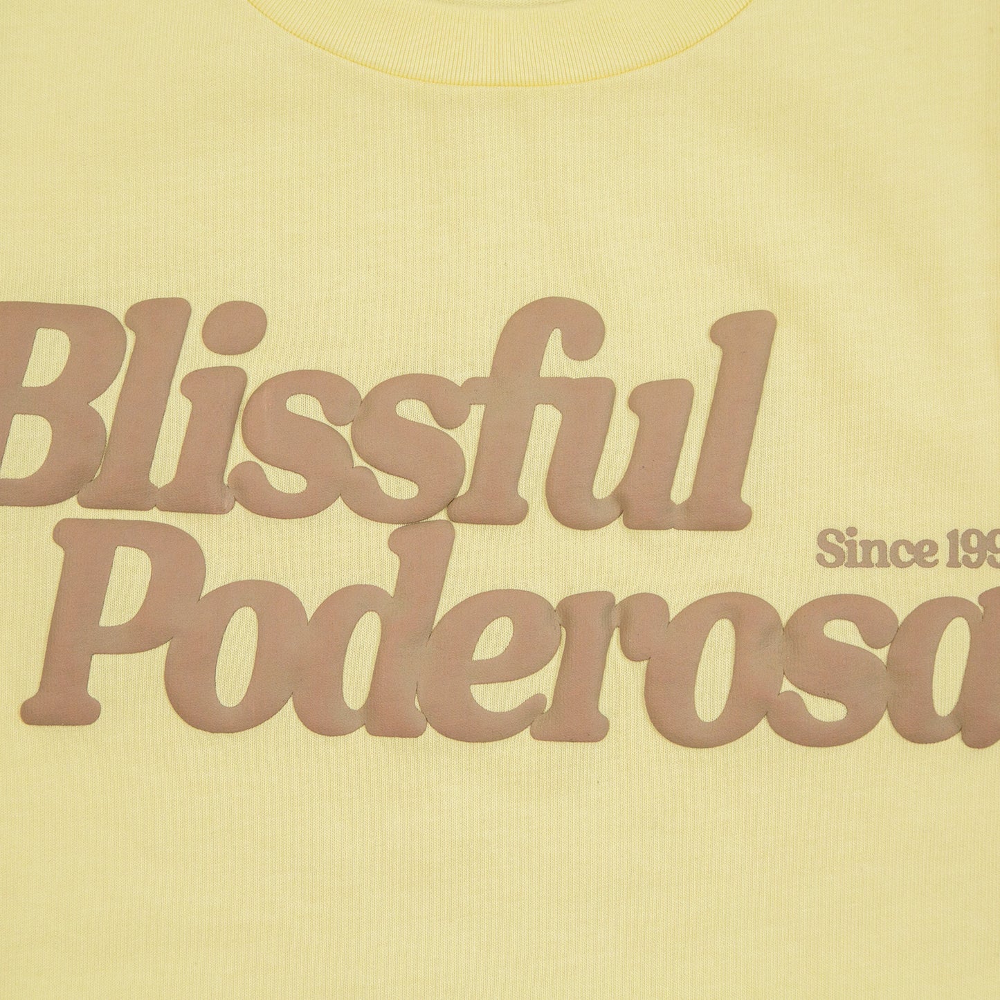 POPCORN LOGO S/S T-SHIRT / YELLOW