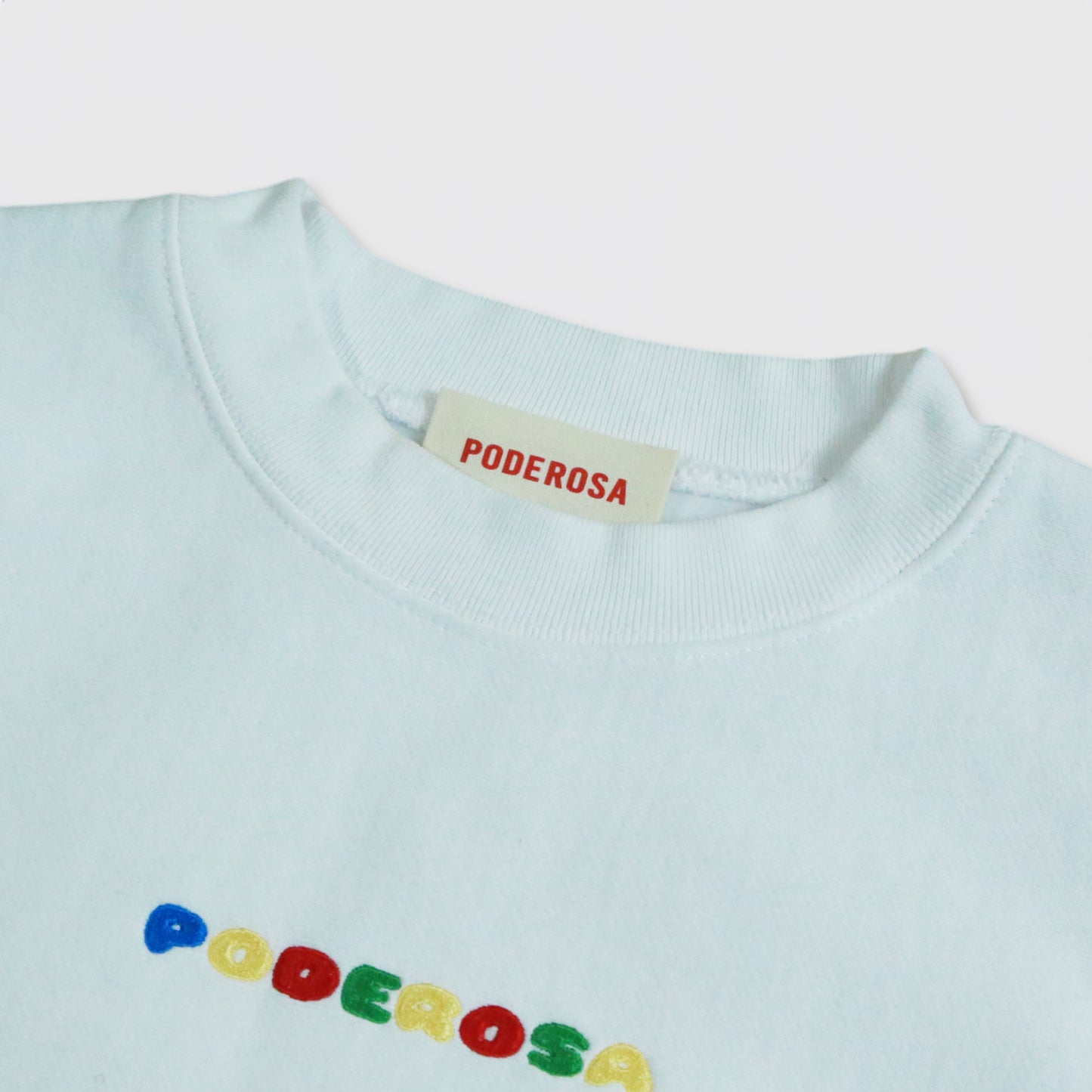 HEAVY WEIGHT CANDY LOGO SWEAT SHIRT / WHITE