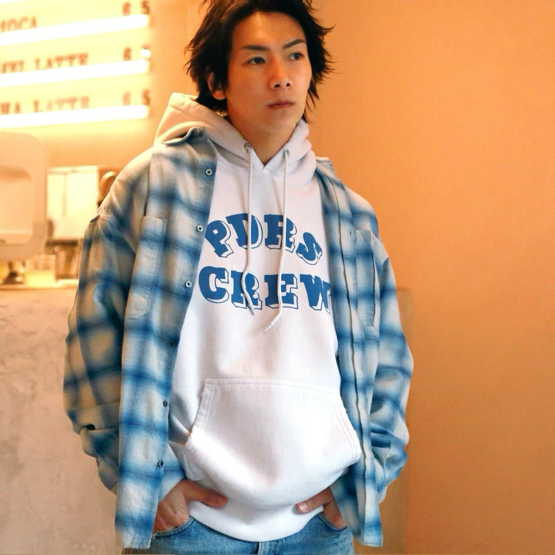 RELAXING LIFE BOX CHECK SHIRT / BLUE