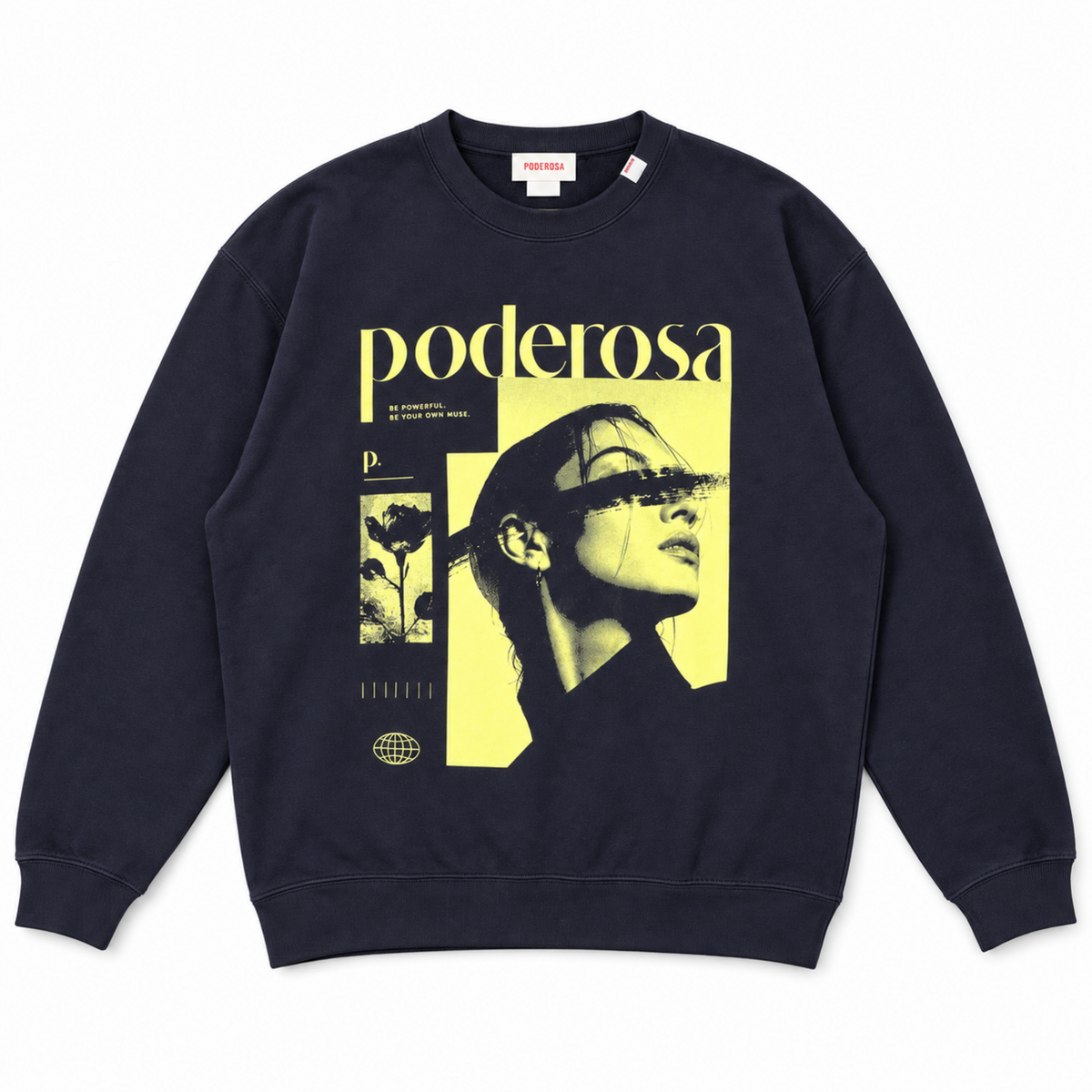 OWN MUSE CREWNECKSWEAT / NAVY