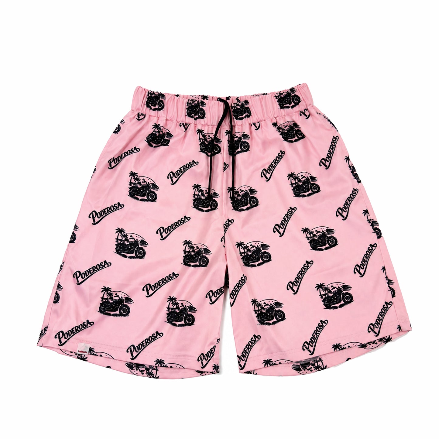 RESORT SATIN SHORTS/ PINK