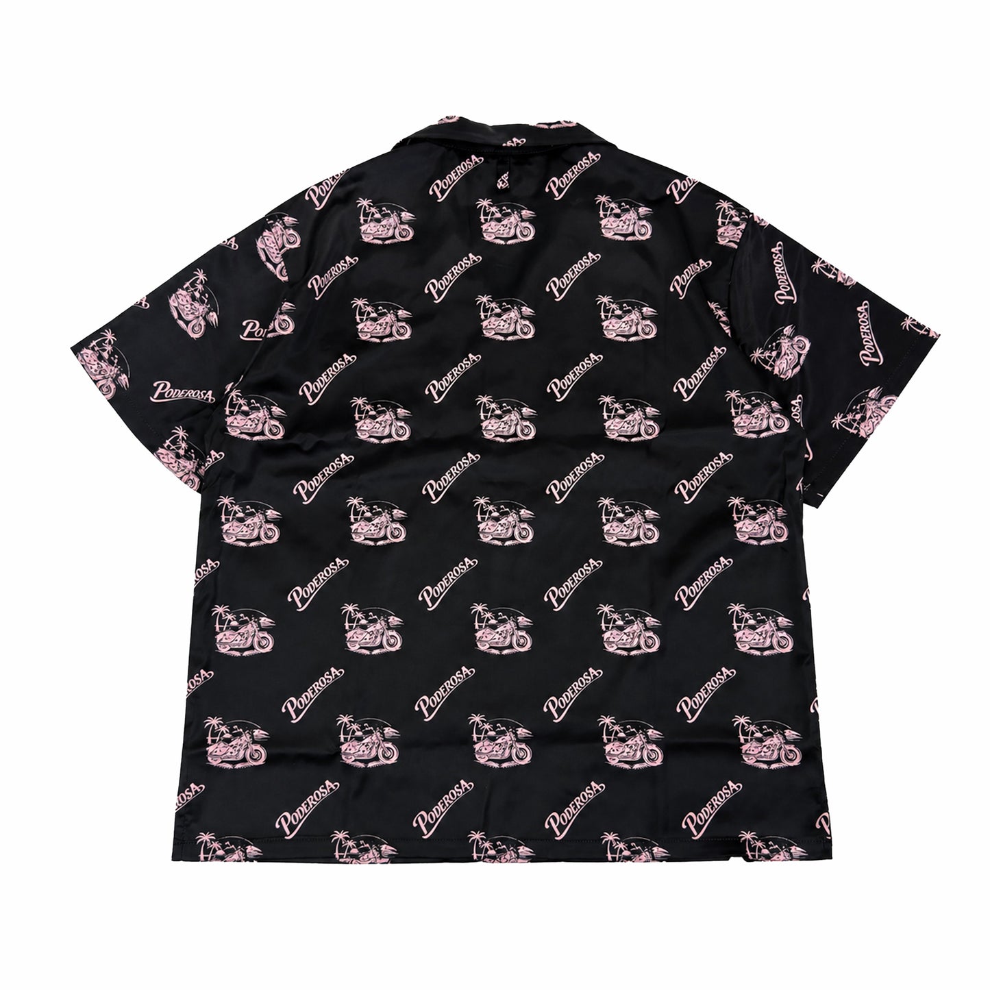 RESORT SATIN SHIRTS / BLACK