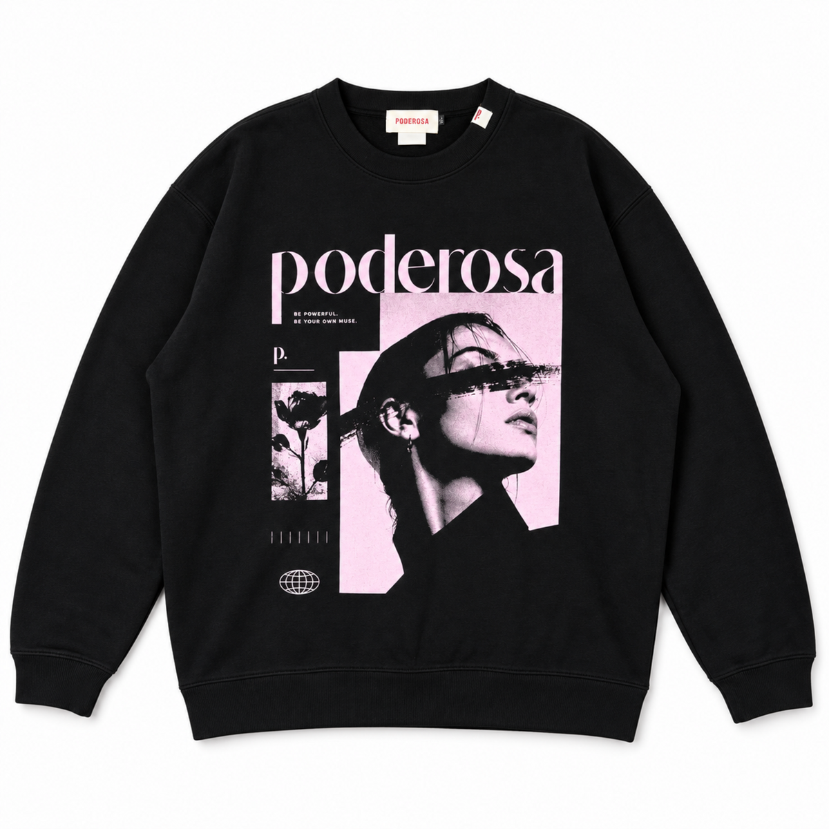 OWN MUSE CREWNECKSWEAT / BLACK