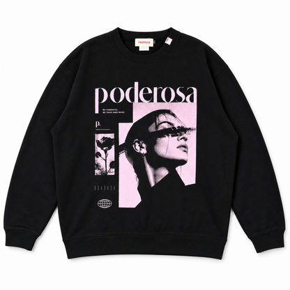 OWN MUSE CREWNECKSWEAT / BLACK