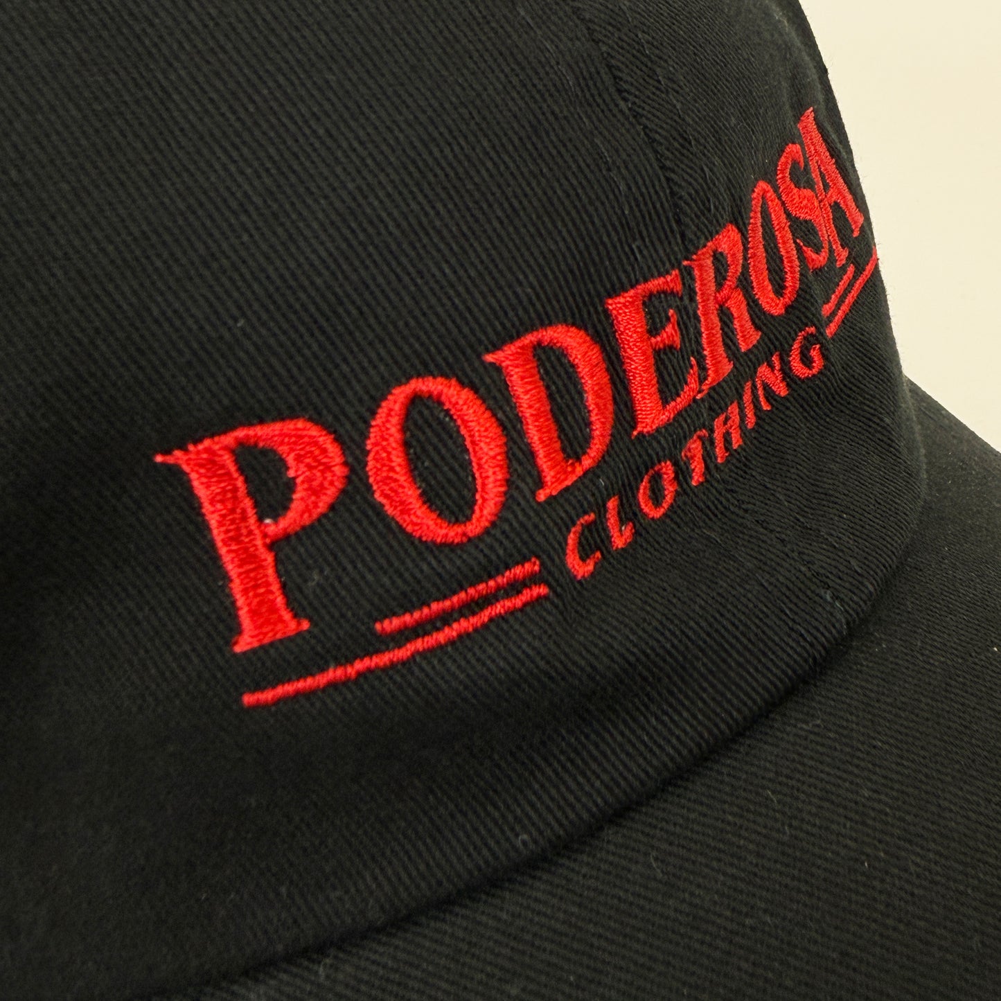 PODEROSA THINGS LOW CAP / BLACK