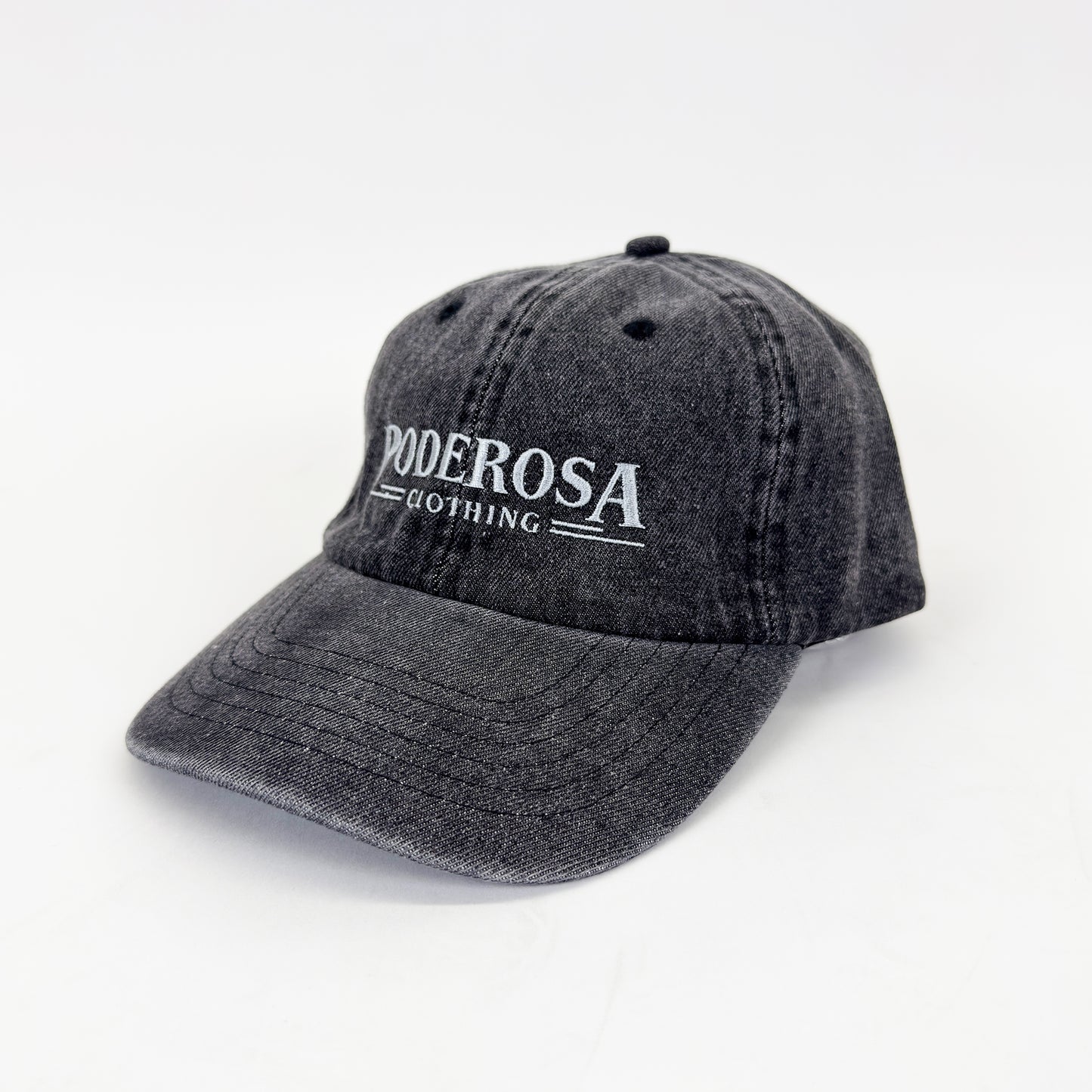 PODEROSA THINGS LOW CAP /WASH BLACK