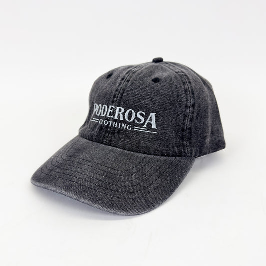 PODEROSA THINGS LOW CAP /WASH BLACK