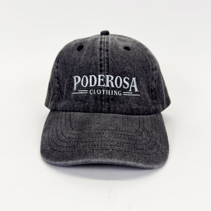 PODEROSA THINGS LOW CAP /WASH BLACK
