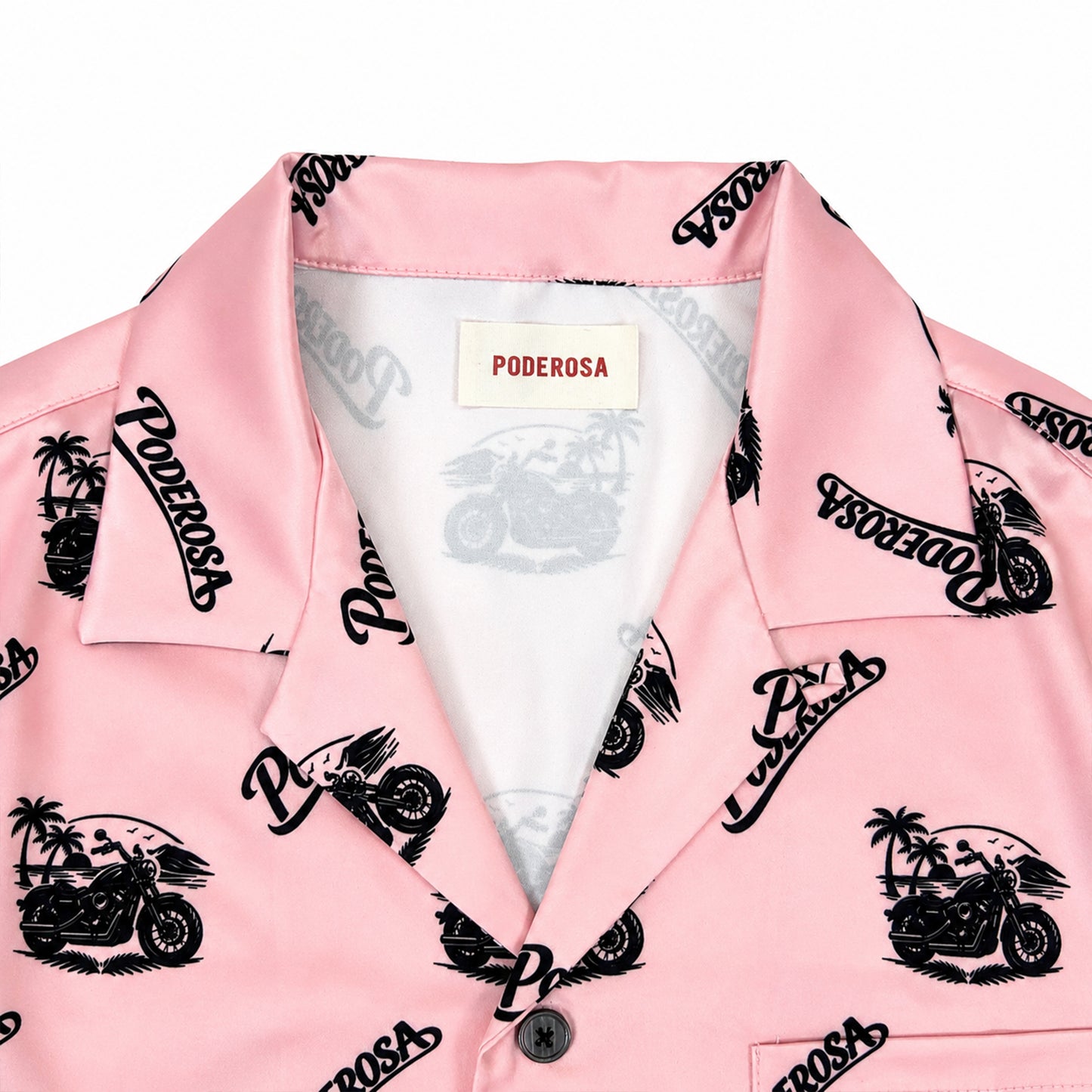 RESORT SATIN SHIRTS / PINK