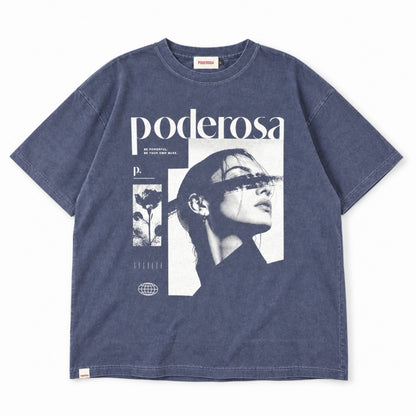 OWN MUSE WASH TEE / FADE BLUE