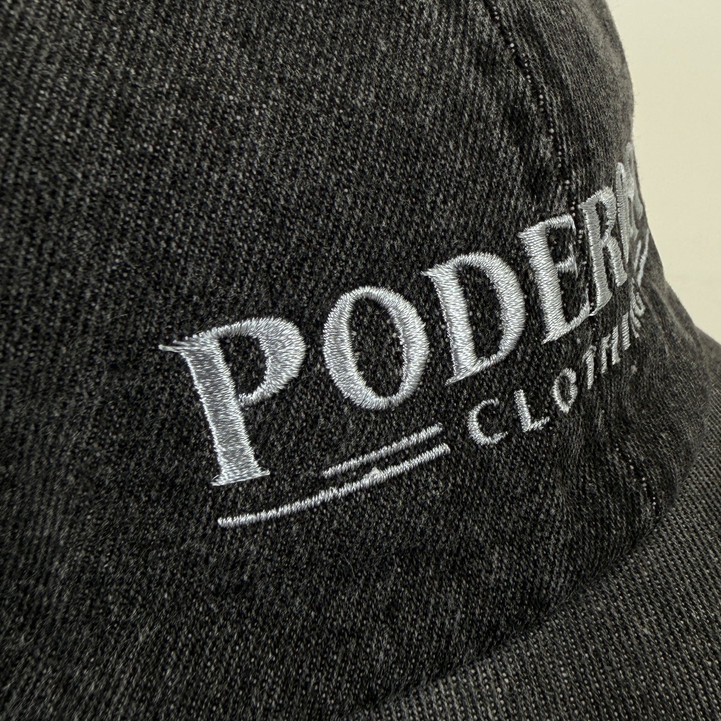 PODEROSA THINGS LOW CAP /WASH BLACK