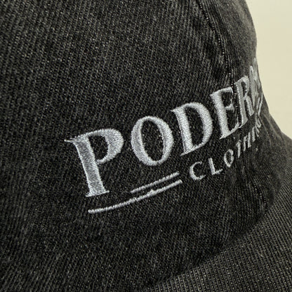 PODEROSA THINGS LOW CAP /WASH BLACK