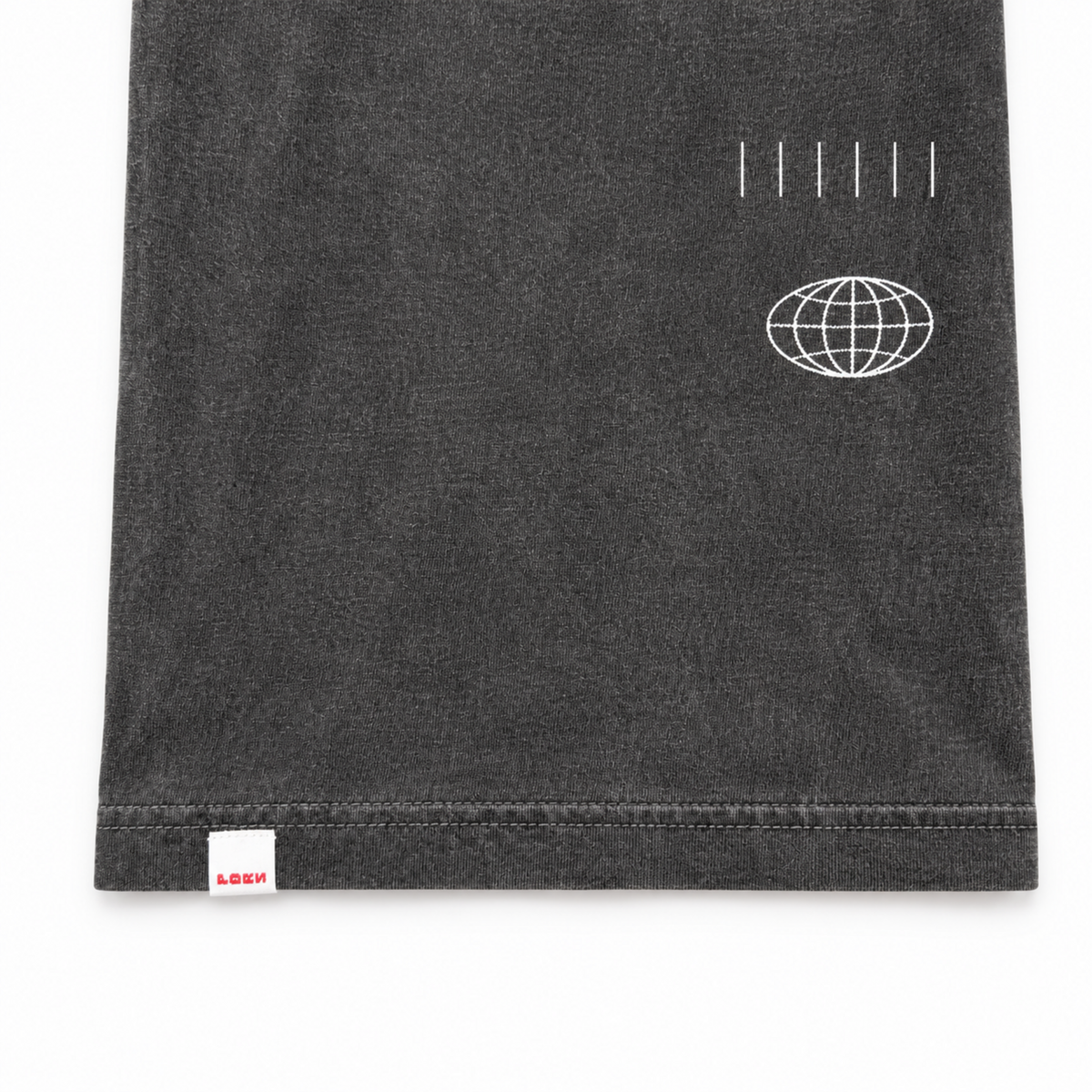 OWN MUSE WASH TEE / FADE BLACK