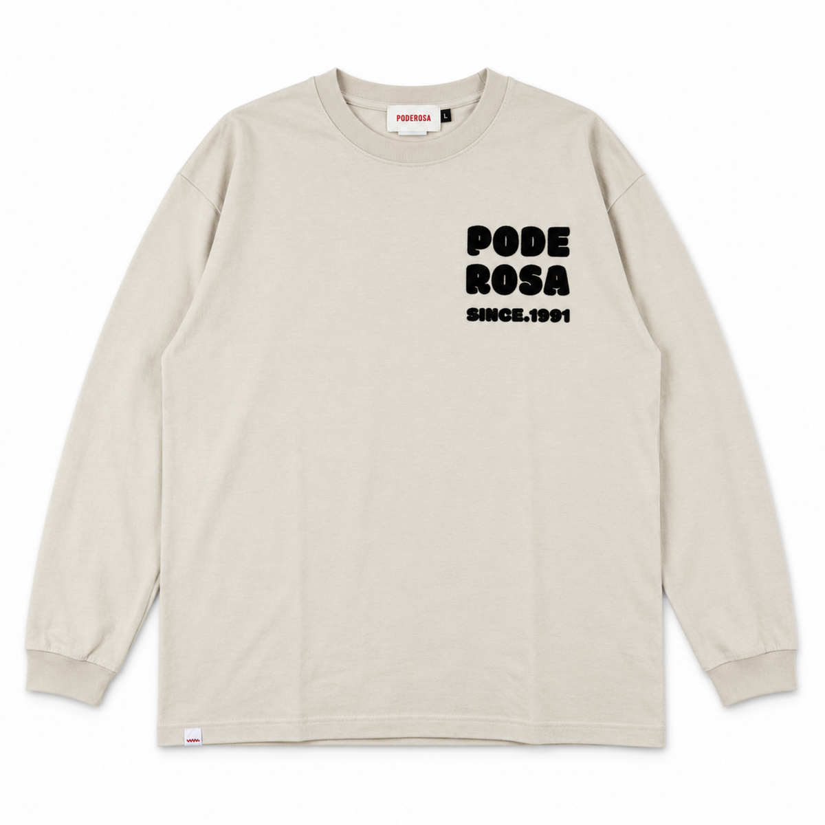 LOCAL JOURNEY L/S TEE / BEIGE
