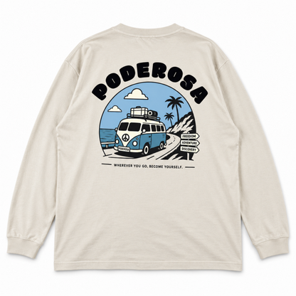 LOCAL JOURNEY L/S TEE / BEIGE