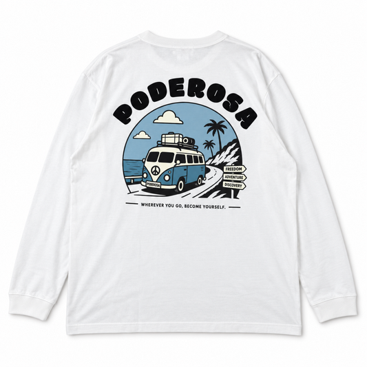 LOCAL JOURNEY L/S TEE / WHITE