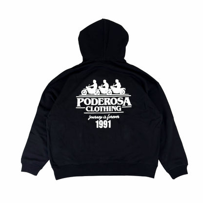 PODEROSATHINGS PULLOVER HOODIE / BLACK