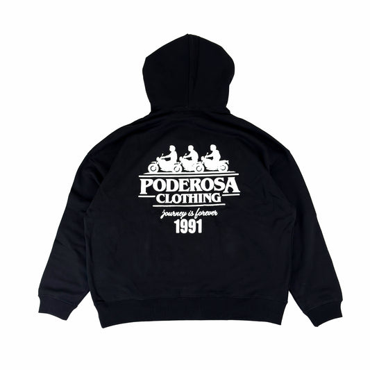 PODEROSATHINGS PULLOVER HOODIE / BLACK