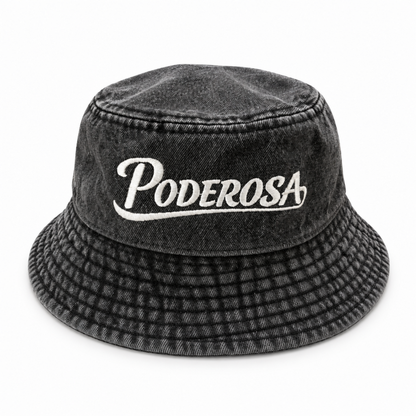 LOCAL JOURNEY WASHED BUCKET HAT / WASH BLACK