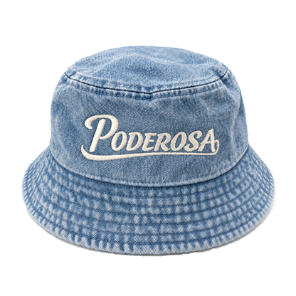 LOCAL JOURNEY WASHED BUCKET HAT / WASH BLUE